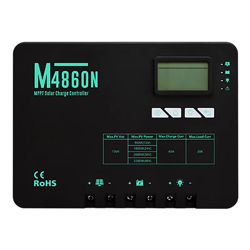 60A MPPT ソーラー充電コントローラーメーカー - HeliosNE